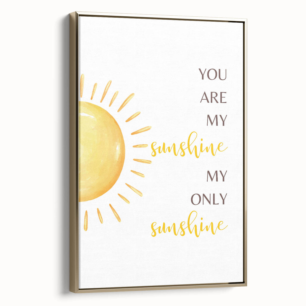 You Are My Sunshine Print - Children's Wall Decor