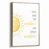 You Are My Sunshine Print - Children's Wall Decor