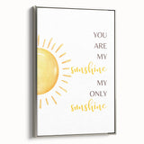You Are My Sunshine Print - Children's Wall Decor