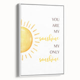 You Are My Sunshine Print - Children's Wall Decor