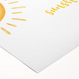 You Are My Sunshine Print - Children's Wall Decor