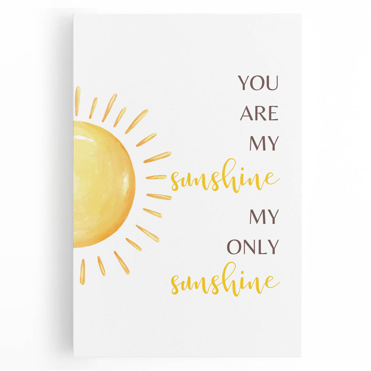 You Are My Sunshine Print - Children's Wall Decor