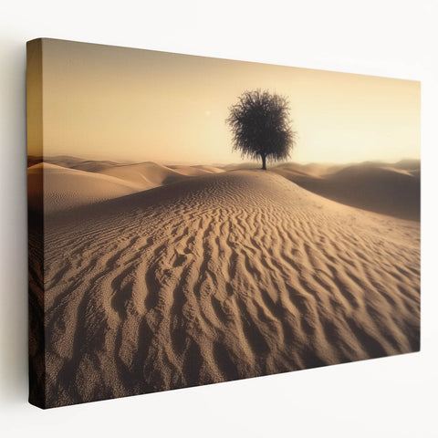 Stretched canvas artwork depicting a serene beach landscape with vibrant colors, showcasing gentle waves and a clear sky, ideal for coastal décor themes.