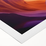 Stunning landscape canvas art showcasing vibrant canyons in warm earth tones, rolled for easy shipping and display, enhancing any home decor.