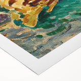 Modern Wall Art - Vibrant Tree and Rock Landscape - Contemporary Art Print