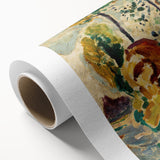 Modern Wall Art - Vibrant Tree and Rock Landscape - Contemporary Art Print