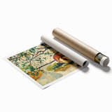 Modern Wall Art - Vibrant Tree and Rock Landscape - Contemporary Art Print