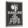 Eagles 1970s Forum Concert Poster - Vintage Rock Music Art