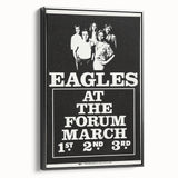 Eagles 1970s Forum Concert Poster - Vintage Rock Music Art