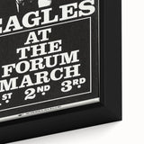 Eagles 1970s Forum Concert Poster - Vintage Rock Music Art