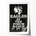 Eagles 1970s Forum Concert Poster - Vintage Rock Music Art