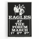 Eagles 1970s Forum Concert Poster - Vintage Rock Music Art