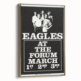Eagles 1970s Forum Concert Poster - Vintage Rock Music Art