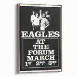Eagles 1970s Forum Concert Poster - Vintage Rock Music Art