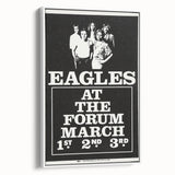 Eagles 1970s Forum Concert Poster - Vintage Rock Music Art