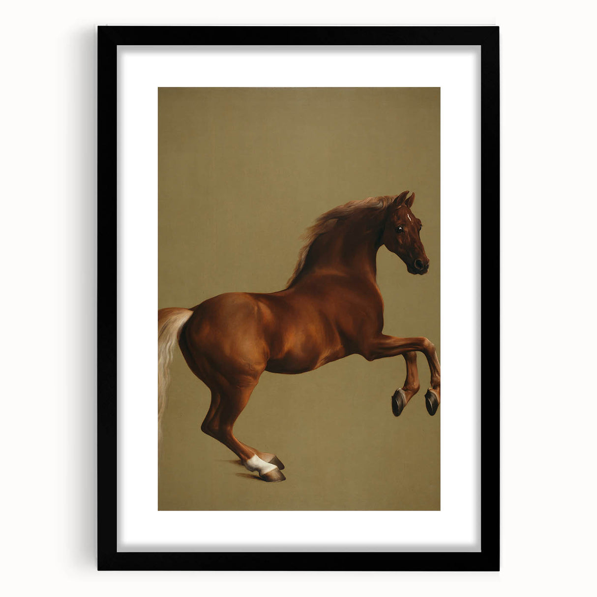 Whistlejacket Realism Horse Art Print - Classic Equestrian Canvas Decor