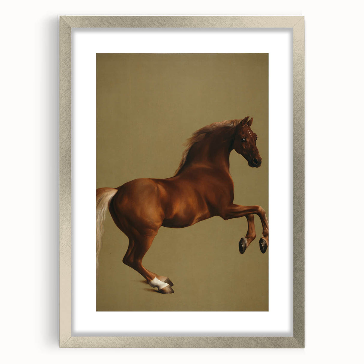 Whistlejacket Realism Horse Art Print - Classic Equestrian Canvas Decor