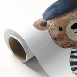 Boys Bedroom Art - Stylish Bear Kids Wall Art for Nursery