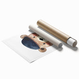 Boys Bedroom Art - Stylish Bear Kids Wall Art for Nursery