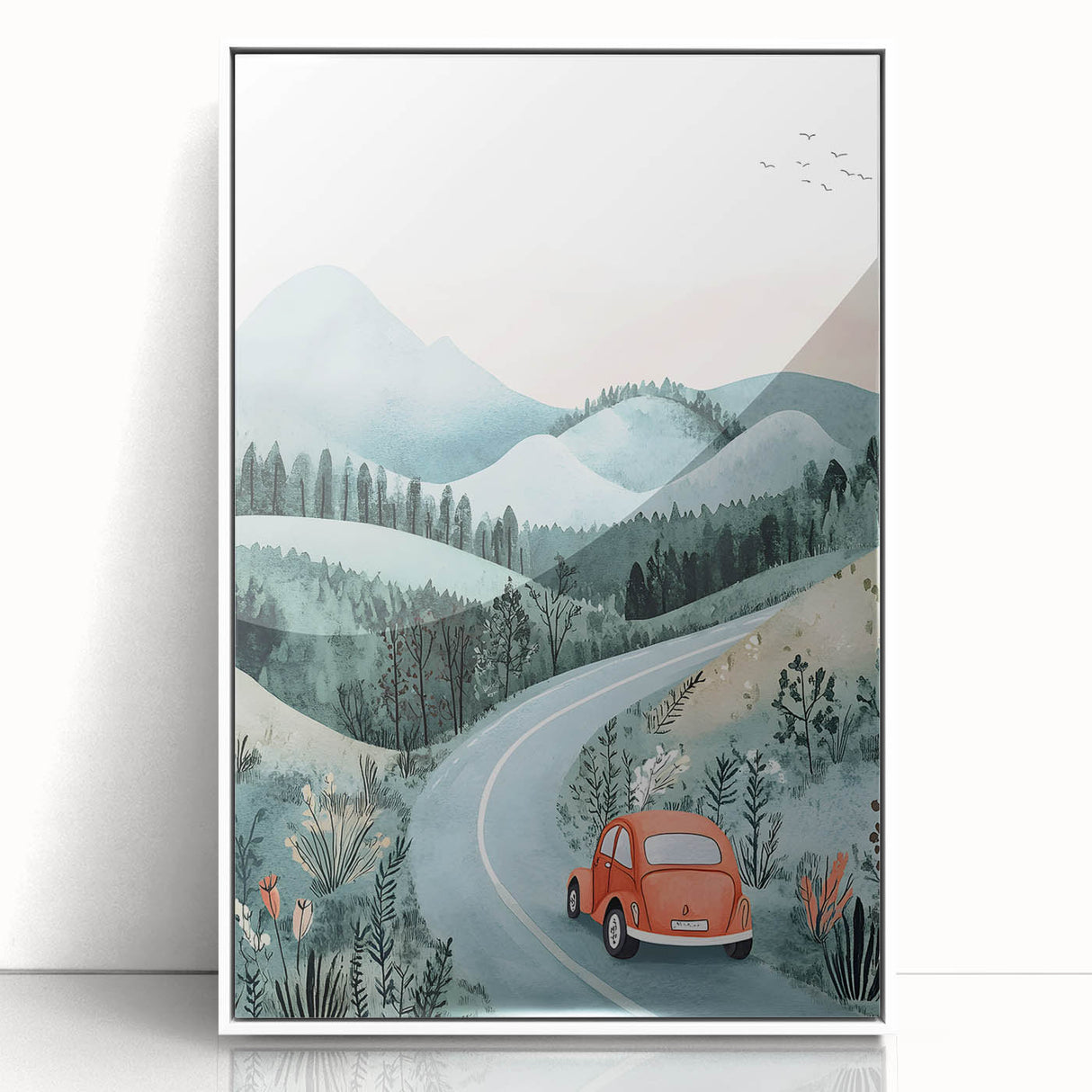 Adventure Road Trip Nursery Wall Art – Kids Room & Baby Decor