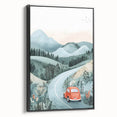 Adventure Road Trip Nursery Wall Art – Kids Room & Baby Decor