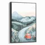 Adventure Road Trip Nursery Wall Art – Kids Room & Baby Decor