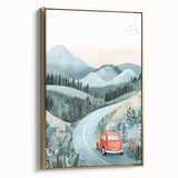 Adventure Road Trip Nursery Wall Art – Kids Room & Baby Decor