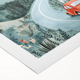 Adventure Road Trip Nursery Wall Art – Kids Room & Baby Decor