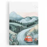 Adventure Road Trip Nursery Wall Art – Kids Room & Baby Decor