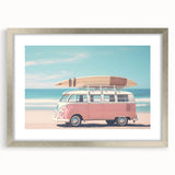 Textured abstract art print in muted gray and silver, framed in matte silver, ideal for modern bedroom ambiance.