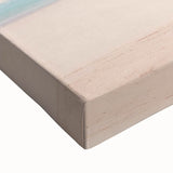 Large art, black and white landscape painting on stretched canvas, ideal for bedroom wall decor.