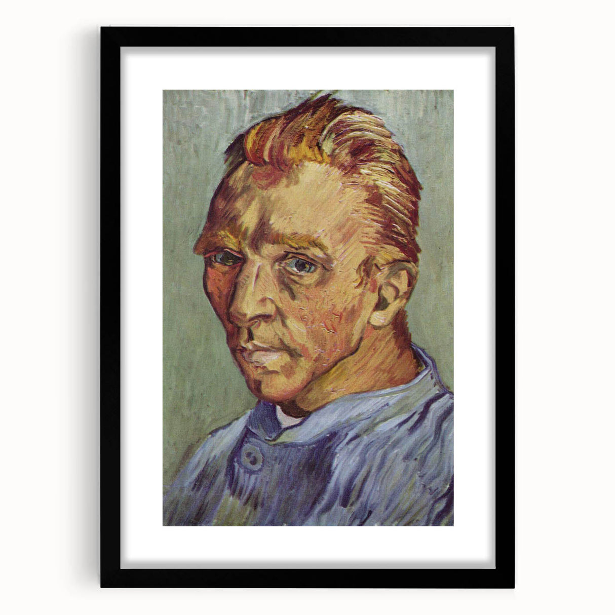 Extra large framed abstract art print featuring a colorful, textured design, ideal for living room decor.