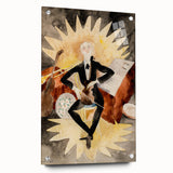 Modern Musician Wall Art - Abstract Contemporary Art Print 1918