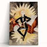 Modern Musician Wall Art - Abstract Contemporary Art Print 1918