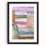 Modern Landscape Wall Art - Abstract Contemporary Poplar Design Print