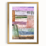 Modern Landscape Wall Art - Abstract Contemporary Poplar Design Print