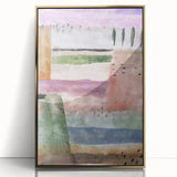 Modern Landscape Wall Art - Abstract Contemporary Poplar Design Print