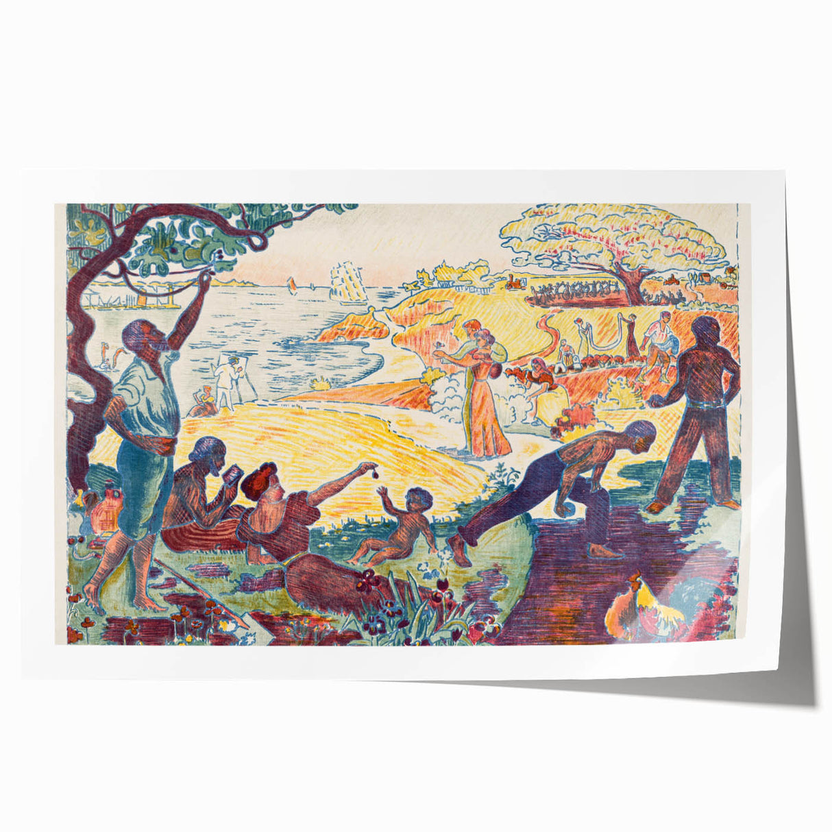 Harmonious Gathering - Modern Abstract Wall Art for Trendy Spaces