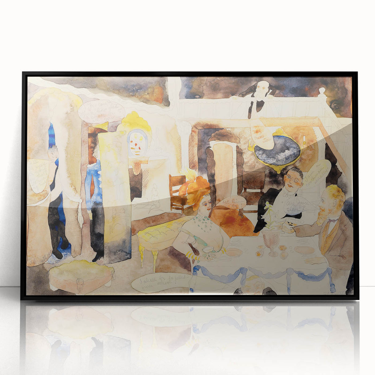 Abstract Modern Art Scene: Minimalist & Contemporary Wall Decor