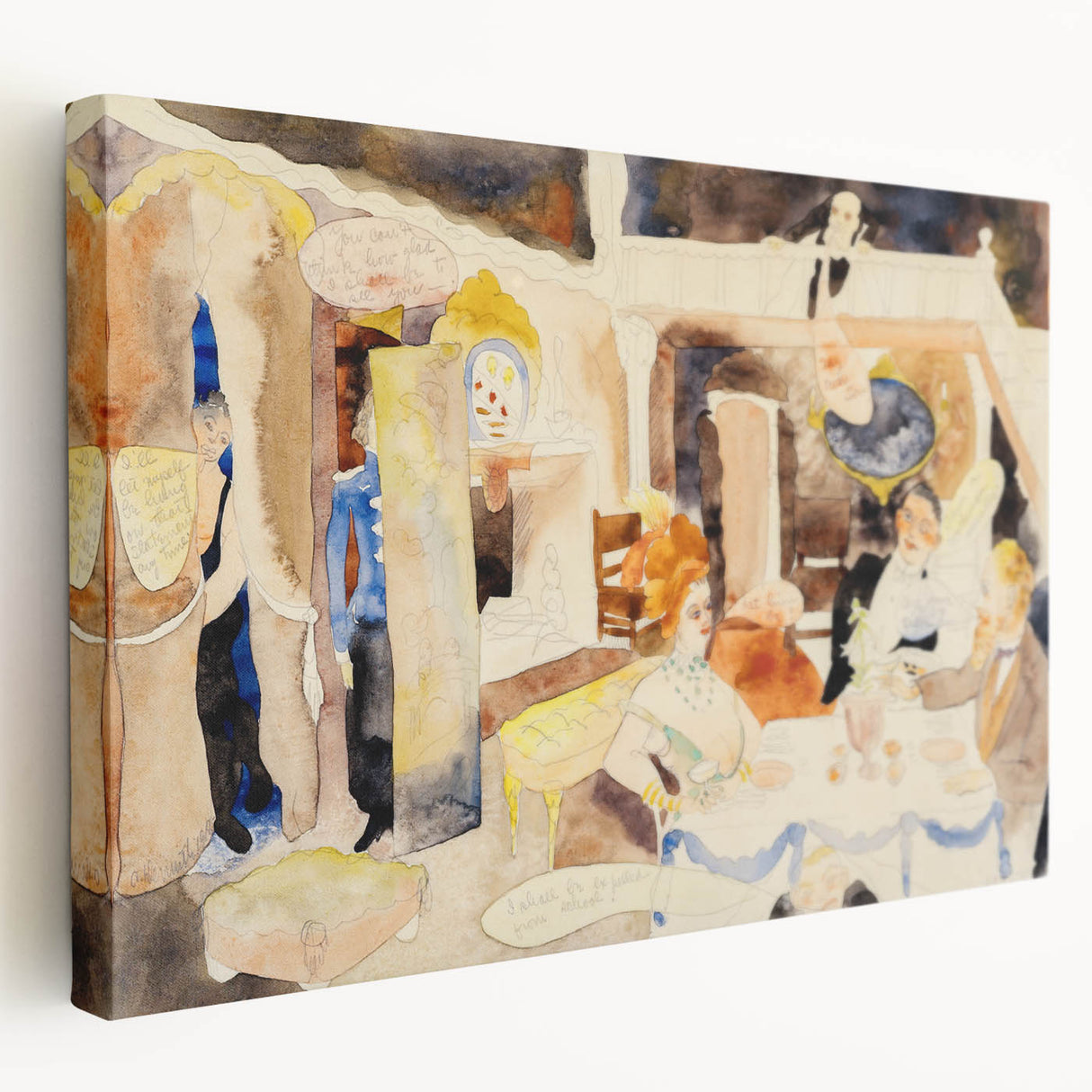 Abstract Modern Art Scene: Minimalist & Contemporary Wall Decor