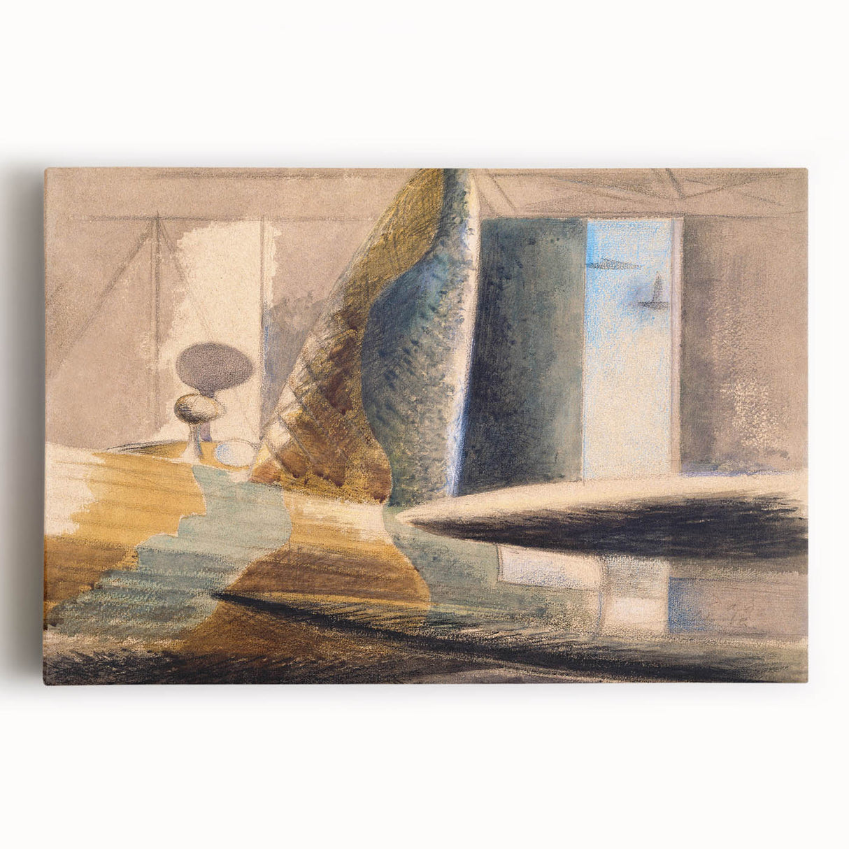 Abstract Minimalist Wall Art: Modern Design Elements for Home