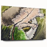 Abstract Modern Art: Contemporary Dogwood Design for Minimalist Decor