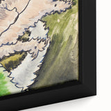 Abstract Modern Art: Contemporary Dogwood Design for Minimalist Decor