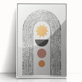 Framed Dining Room Prints - Modern Geometric Abstract Art