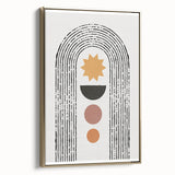 Framed Dining Room Prints - Modern Geometric Abstract Art