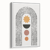 Framed Dining Room Prints - Modern Geometric Abstract Art