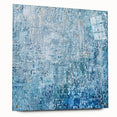 Blue Abstract Office Wall Art – Textured Modern Corporate Decor