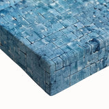 Blue Abstract Office Wall Art – Textured Modern Corporate Decor