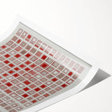 Abstract geometric rolled print showcasing vibrant colors and intricate shapes, elegantly packaged in a protective tube for easy transport and display. Ideal for modern decor enthusiasts seeking unique wall art.