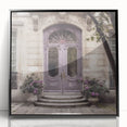 Large abstract wall art featuring a mid-century modernist style with a monochrome palette on framed acrylic.